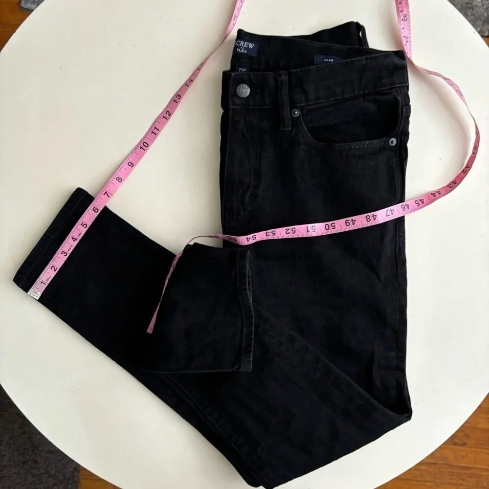 J. Crew Factory Men’s Slim Fit Jean Black 30x30